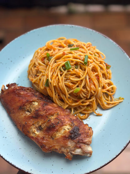 Spaghetti Jollof (3 portions)