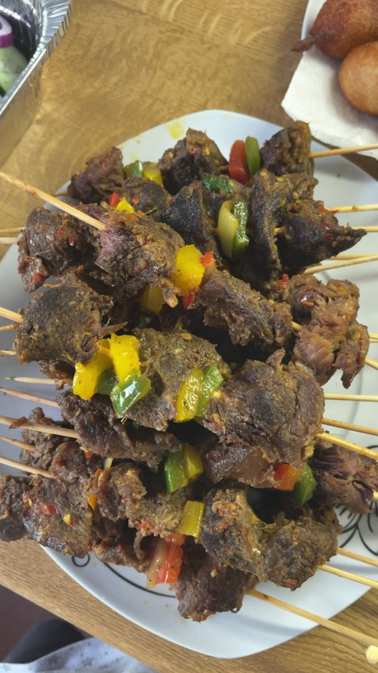 Rind-/Hammel-Kebab (20 Spieße)