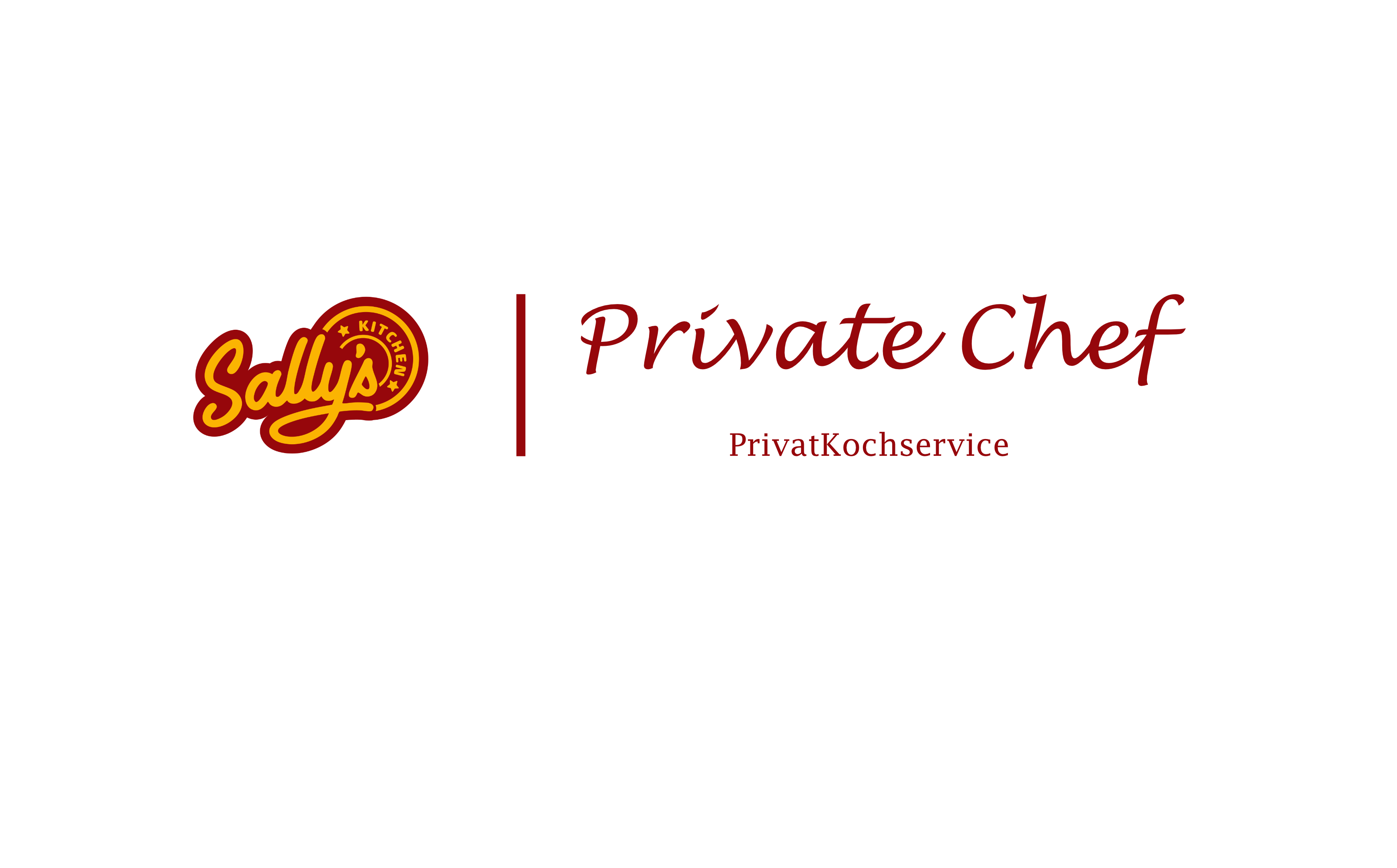 Logo of Sally's Private Chef on a white background