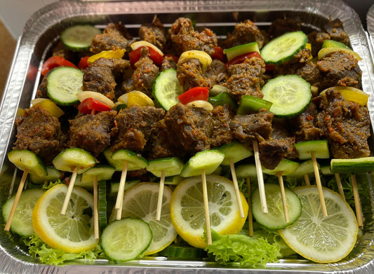 Rind-/Hammel-Kebab (20 Spieße)